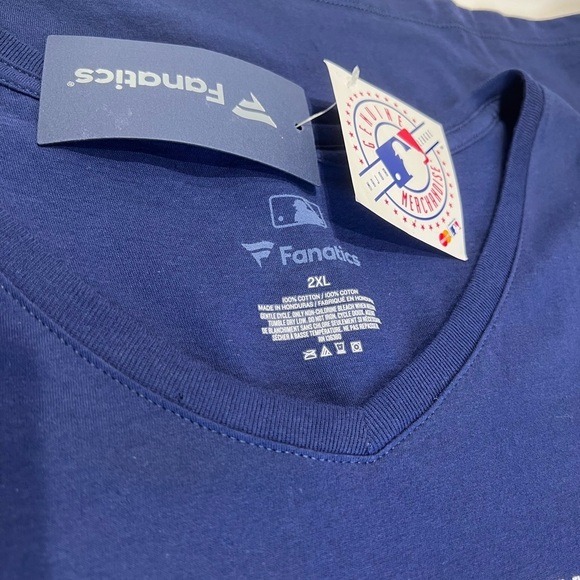 Blue 2017 ALCS 2XL Shirt‎ with Tags - 1 small pin hole in the back - see 2nd pic - Picture 4 of 12
